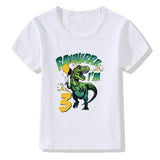 Children's T-shirt Numbers 1-9 Birthday T-shirt - Almoni Express