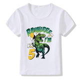 Children's T-shirt Numbers 1-9 Birthday T-shirt - Almoni Express