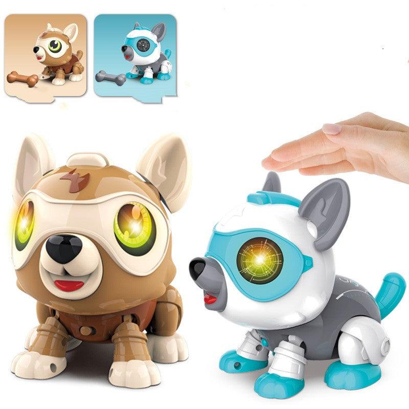 Children's Voice-activated Touch-sensing Electronic Robot Dog - Almoni Express