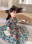 Children's Western Fashion Princess Baby Summer Cotton Skirt - Almoni Express