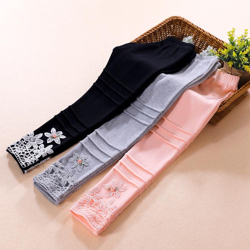 Children's Western Style Lace Long Pants - Almoni Express