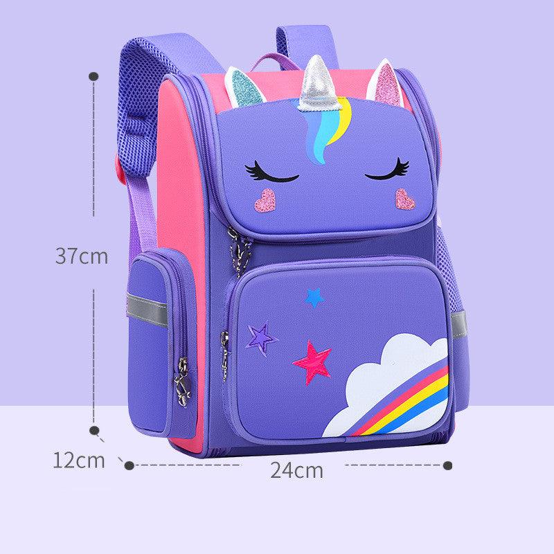 Childrens School Bags Primary School Students Grades 1 to 6 Printing - Almoni Express