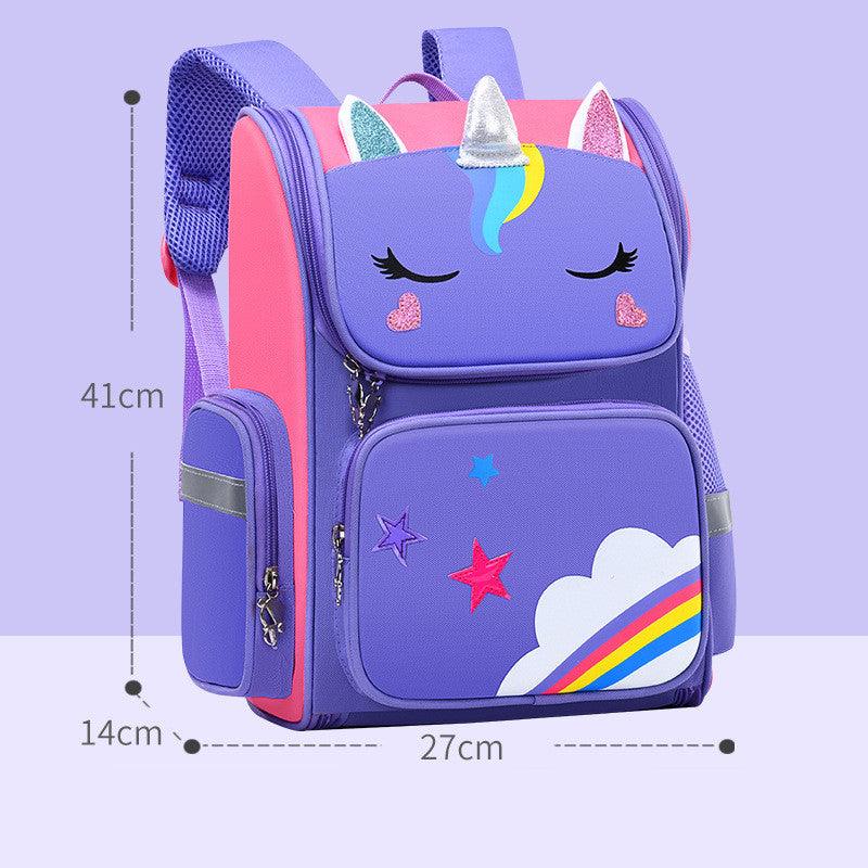 Childrens School Bags Primary School Students Grades 1 to 6 Printing - Almoni Express