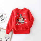 Christmas snowman plus velvet padded baby sweater - Almoni Express