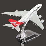 Civil Aviation Aircraft Model Alloy International Airbus Model Simulation Office Aircraft Model Decoration - Almoni Express