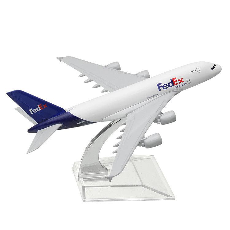 Civil Aviation Aircraft Model Alloy International Airbus Model Simulation Office Aircraft Model Decoration - Almoni Express