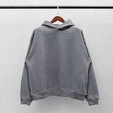 Classic Solid Color High Street Plus Fleece Hooded Sweater Men - Almoni Express