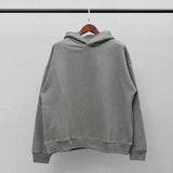 Classic Solid Color High Street Plus Fleece Hooded Sweater Men - Almoni Express