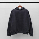 Classic Solid Color High Street Plus Fleece Hooded Sweater Men - Almoni Express