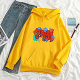 Color Art ZAYN Printed Letter Hoodie Hoodies For Men And Women - AL MONI EXPRESS