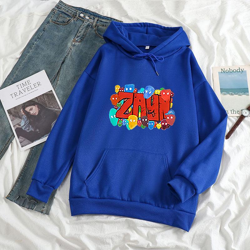 Color Art ZAYN Printed Letter Hoodie Hoodies For Men And Women - AL MONI EXPRESS