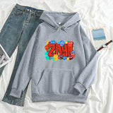 Color Art ZAYN Printed Letter Hoodie Hoodies For Men And Women - AL MONI EXPRESS