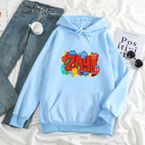 Color Art ZAYN Printed Letter Hoodie Hoodies For Men And Women - AL MONI EXPRESS