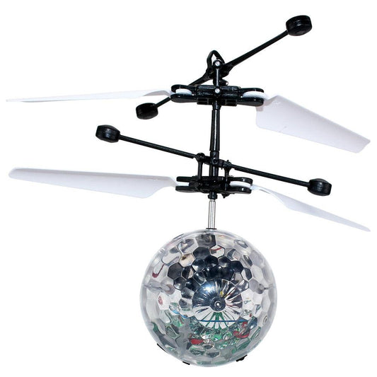 Colorful Induction Crystal Ball Suspension Light Electric Toy - Almoni Express