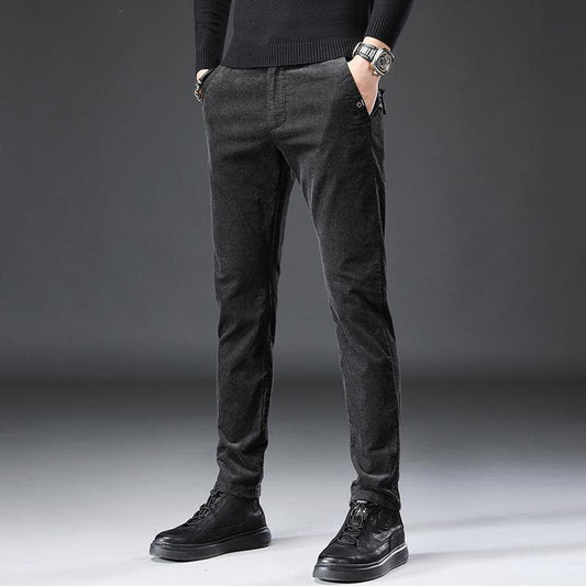 Corduroy Trousers For Men In Autumn And Winter - Almoni Express