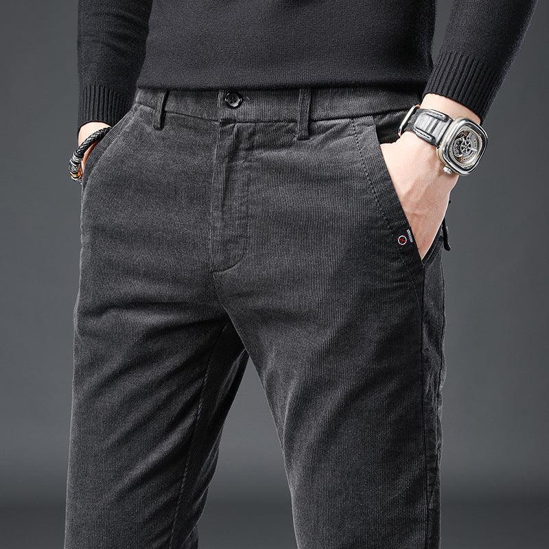 Corduroy Trousers For Men In Autumn And Winter - Almoni Express