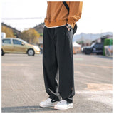 Cotton Pants Men's Casual Straight-leg Pants - Almoni Express