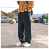 Cotton Pants Men's Casual Straight-leg Pants - Almoni Express