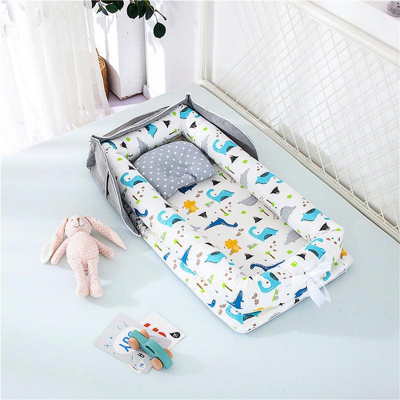 Cotton Portable Baby Crib Newborn Foldable - Almoni Express