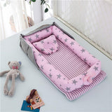 Cotton Portable Baby Crib Newborn Foldable - Almoni Express