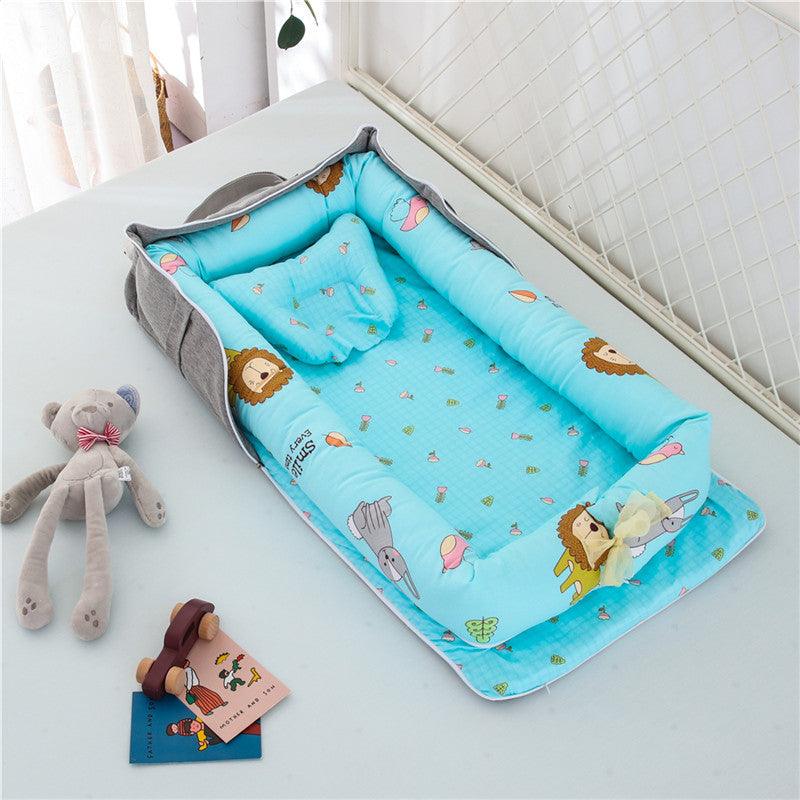 Cotton Portable Baby Crib Newborn Foldable - Almoni Express