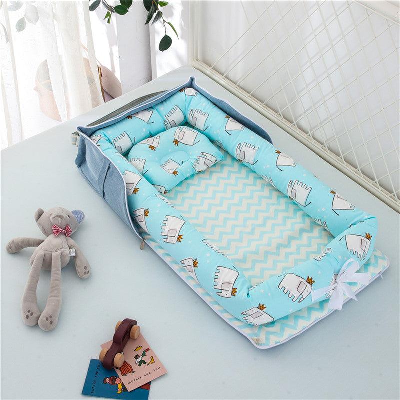 Cotton Portable Baby Crib Newborn Foldable - Almoni Express