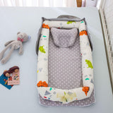 Cotton Portable Foldable Baby Bed - Almoni Express