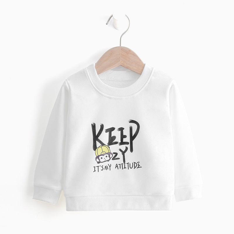 Cotton Sweatshirt Pullover Children's Top - Almoni Express