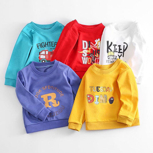 Cotton Sweatshirt Pullover Children's Top - Almoni Express