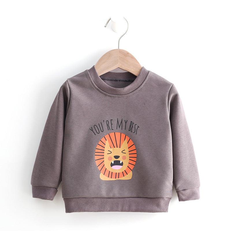 Cotton Sweatshirt Pullover Children's Top - Almoni Express