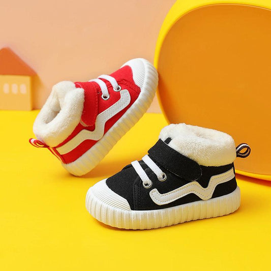 Cotton Toddler Shoes Winter Warm Cotton Shoes Women - Almoni Express