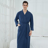 Couple Robes Sleepwear Women Men Loungewear Bathrobe - Almoni Express