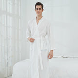 Couple Robes Sleepwear Women Men Loungewear Bathrobe - Almoni Express