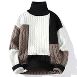 Couple Wear Turtleneck Pullover Thick Sweater Soft Warm Pure Cashmere Simple Bottoming Shirt - Almoni Express