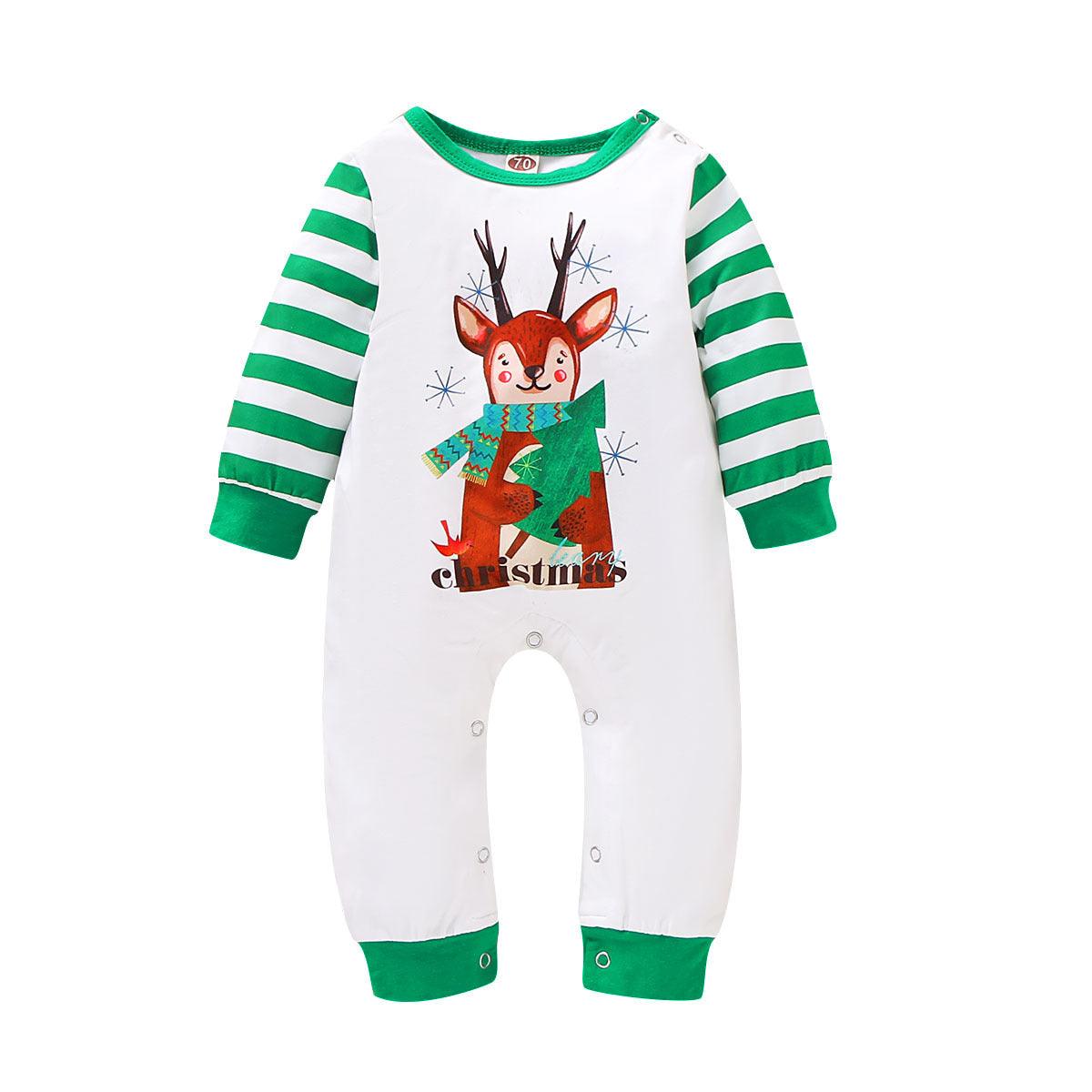 Cross Border Autumn And Winter Christmas Baby Jumpsuit - Almoni Express