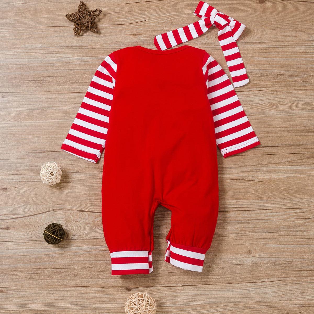 Cross Border Autumn And Winter Christmas Baby Jumpsuit - Almoni Express