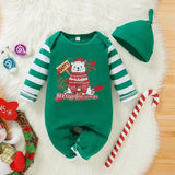 Cross Border Autumn And Winter Christmas Baby Jumpsuit - Almoni Express