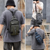 Crossbody Bags Men Multifunctional Backpack Shoulder Chest Bags - AL MONI EXPRESS