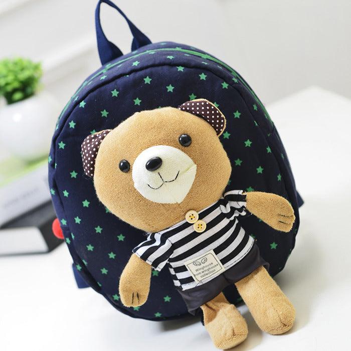 Cute Baby Backpack Anti-lost Bear Cartoon - Almoni Express