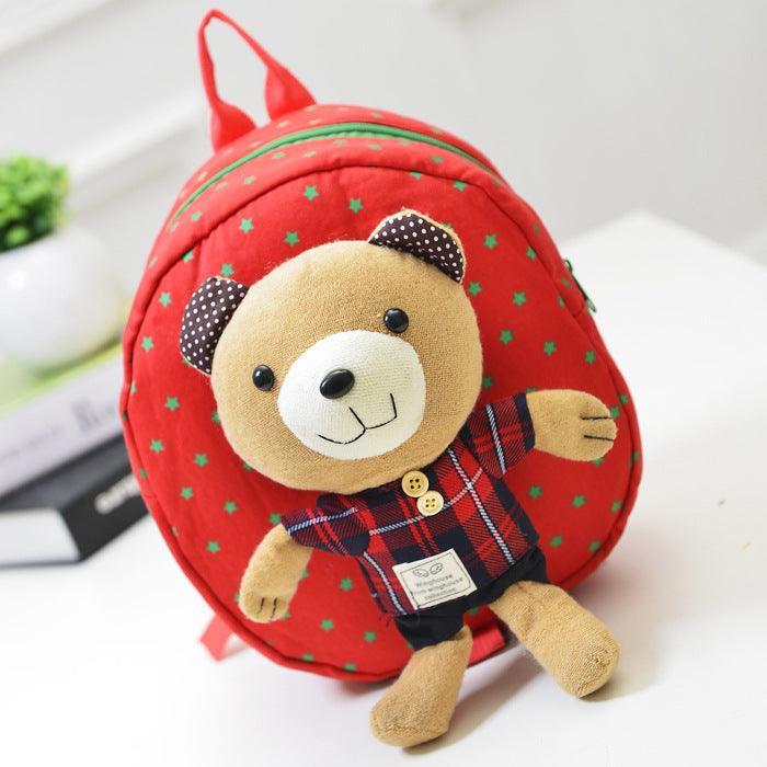 Cute Baby Backpack Anti-lost Bear Cartoon - Almoni Express