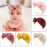 Cute Baby Hat Newborn Soft Baby Girl Hat Turban Infant Toddler Baby Cap Bonnet Headwraps - Almoni Express