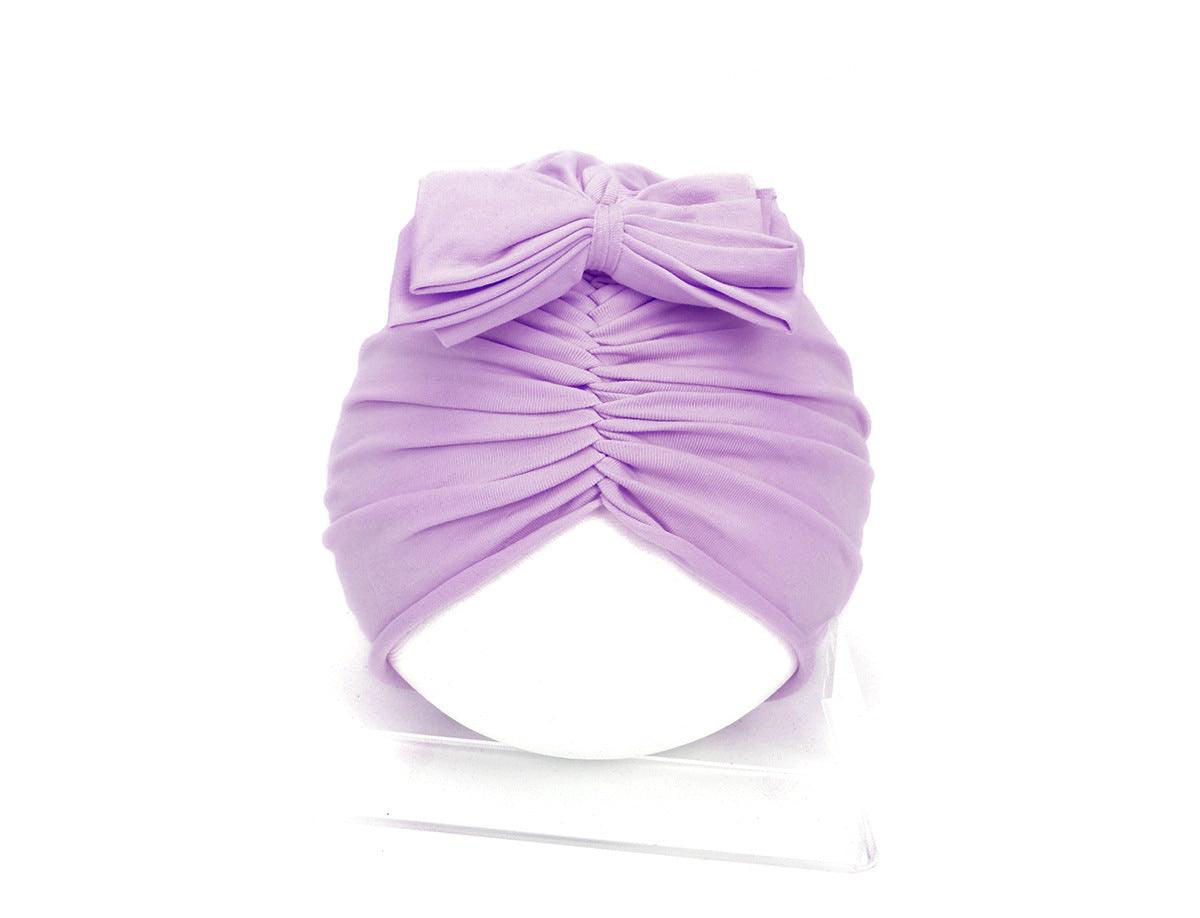 Cute Baby Hat Newborn Soft Baby Girl Hat Turban Infant Toddler Baby Cap Bonnet Headwraps - Almoni Express