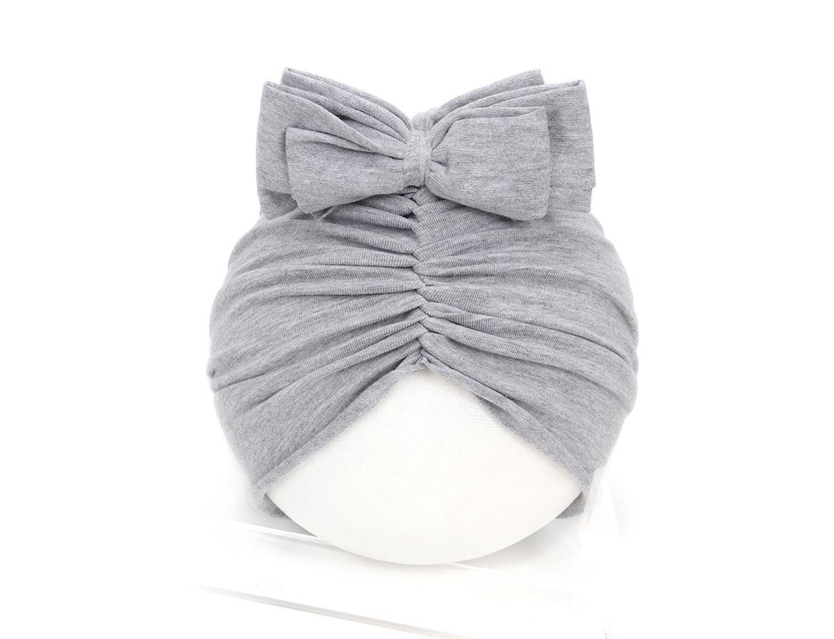 Cute Baby Hat Newborn Soft Baby Girl Hat Turban Infant Toddler Baby Cap Bonnet Headwraps - Almoni Express