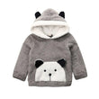 Cute bear ears wool sweater - Almoni Express