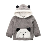 Cute bear ears wool sweater - Almoni Express