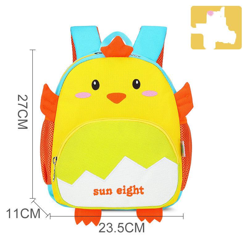 Cute Cartoon Shoulders Baby Lightweight Backpack Elementary School Schoolbag - Almoni Express