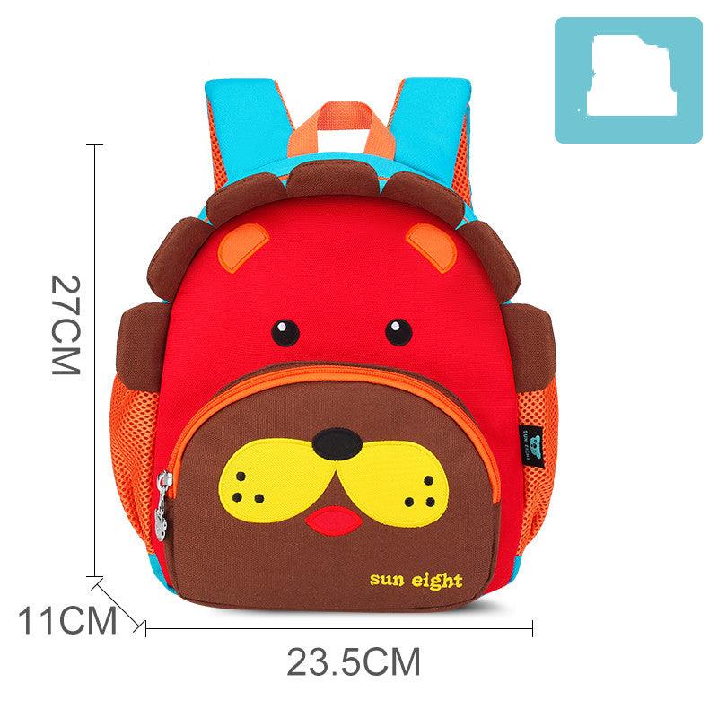 Cute Cartoon Shoulders Baby Lightweight Backpack Elementary School Schoolbag - Almoni Express