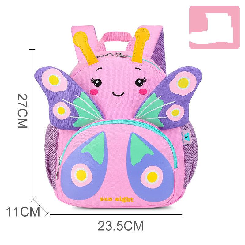 Cute Cartoon Shoulders Baby Lightweight Backpack Elementary School Schoolbag - Almoni Express