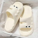 Cute Cartoon Slippers For Women Men Indoor And Outdoor Non-slip Thick Soles Floor Bathroom Slippers Fashion House Shoes - AL MONI EXPRESS