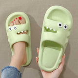 Cute Cartoon Slippers For Women Men Indoor And Outdoor Non-slip Thick Soles Floor Bathroom Slippers Fashion House Shoes - AL MONI EXPRESS